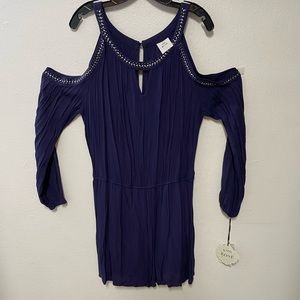 Knox Rose Romper blue Sz XL